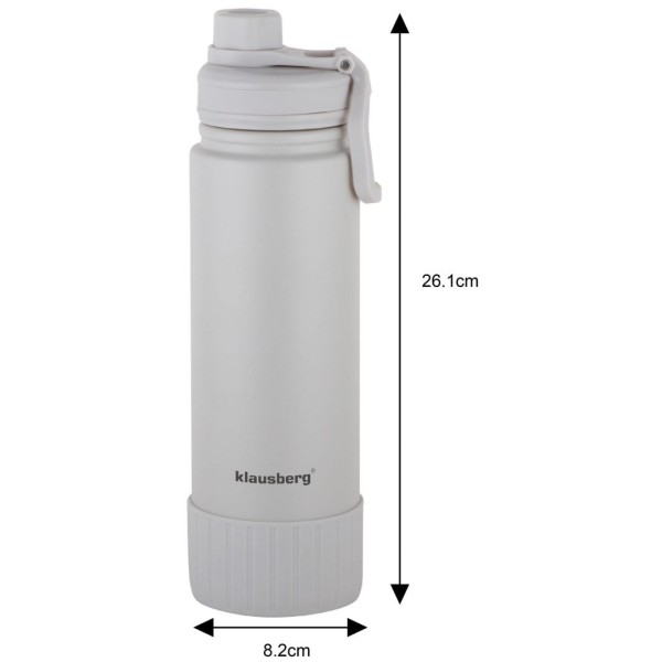 Термопляшка KLAUSBERG 720 мл бежевого кольору KB-7640