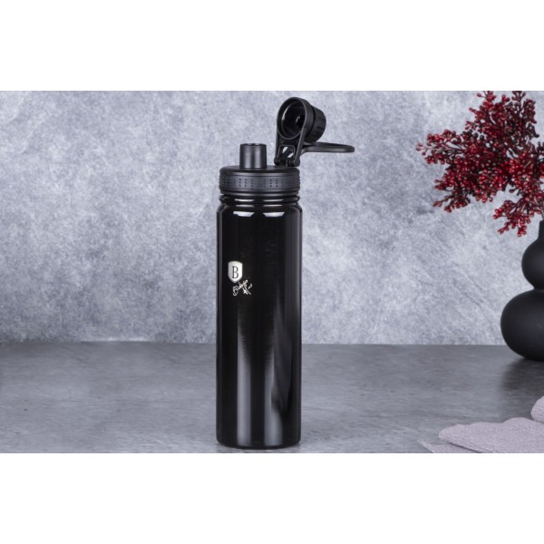 СПОРТИВНА ТЕРМОПЛЯШКА 720 МЛ BERLINGER HAUS БЛИСКУЧИЙ ЧОРНИЙ BH-7770