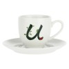 LA PORCELLANA BIANCA SOLOTUA Чашка з блюдцем 90 мл, U візерунок