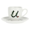 LA PORCELLANA BIANCA SOLOTUA Чашка з блюдцем 90 мл, U візерунок