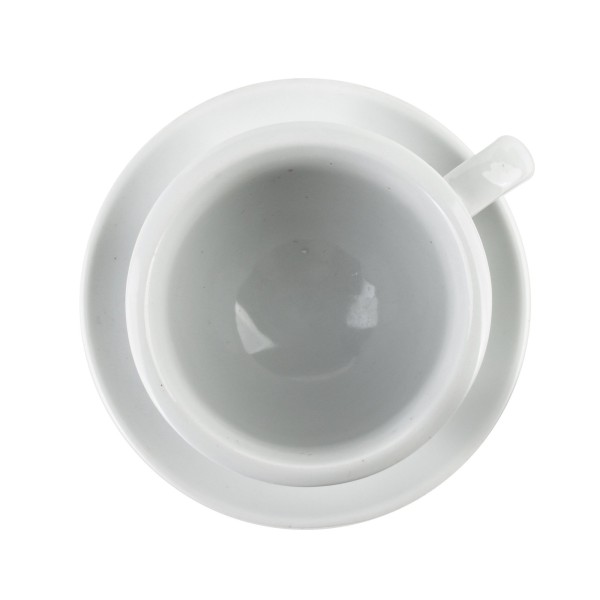 Чашка BASIC з блюдцем 220 мл 14x9,5x6,5 см