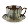 Чашка з блюдцем EVIE GREEN 300 мл