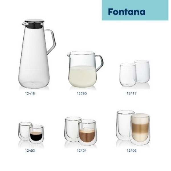 Набір склянок KELA-Latte Macchiato, 2 предмети, Fontana