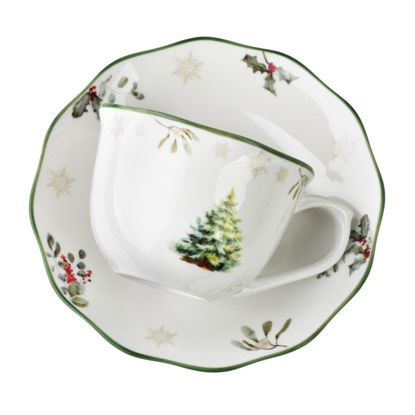 Filiżanka ze spodkiem Affekdesign SANTA LILA (220 ml)