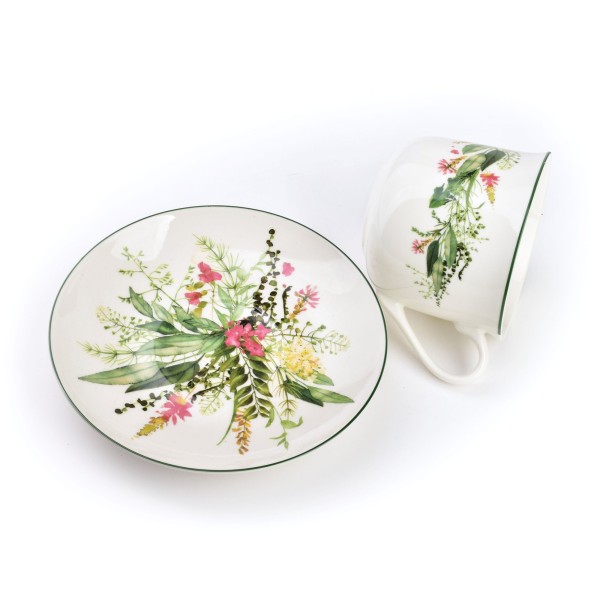 Filiżanka ze spodkiem Affekdesign IDYLLIC (450 ml)