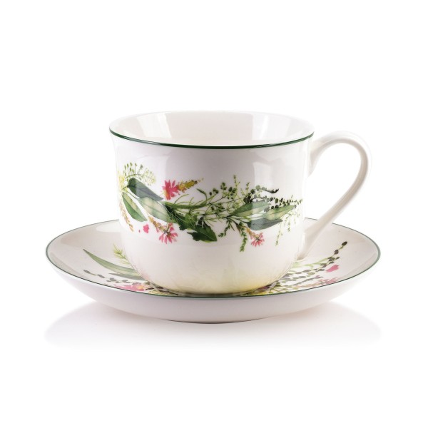 Filiżanka ze spodkiem Affekdesign IDYLLIC (450 ml)