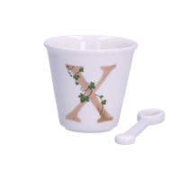 Filiżanka z łyżeczką La Porcellana Bianca UNICO (75 ml)