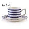 Набір JOY із 6 чашок і блюдець, синій
