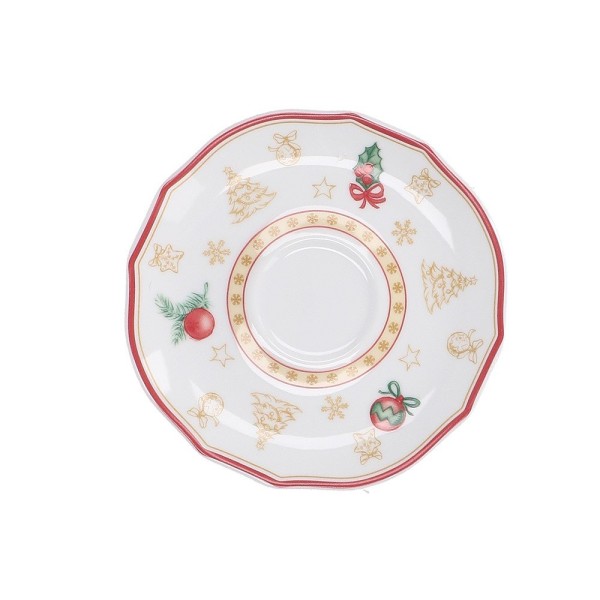 LA PORCELLANA BIANCA CHRISTMAS EDITION Чашка з блюдцем 100 мл