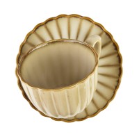 EVIE BEIGE Filiżanka ze spodkiem 300ml