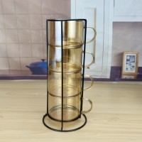 Zestaw filiżanek Mondex PETER HONEY (4 x 350 ml)
