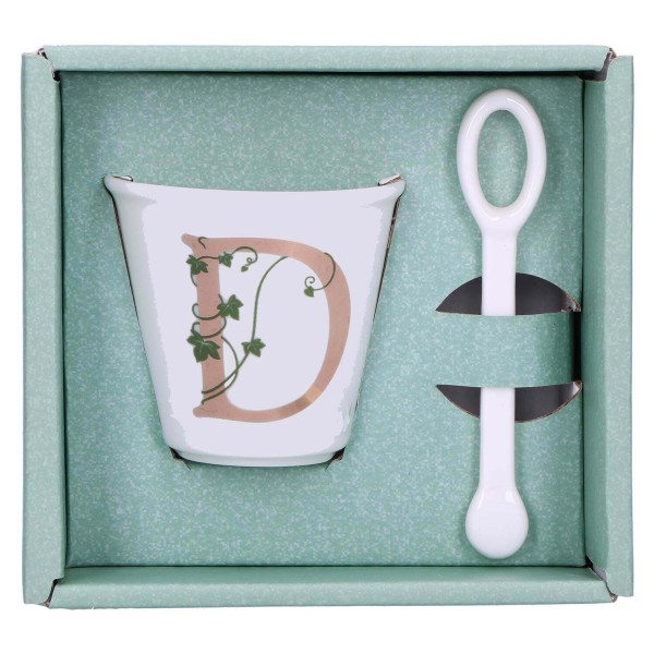 filiżanka z łyżeczką La Porcellana Bianca UNICO (75 ml)