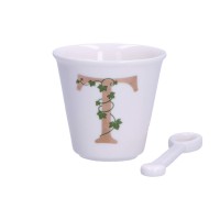 Filiżanka z łyżeczką La Porcellana Bianca UNICO (75 ml)