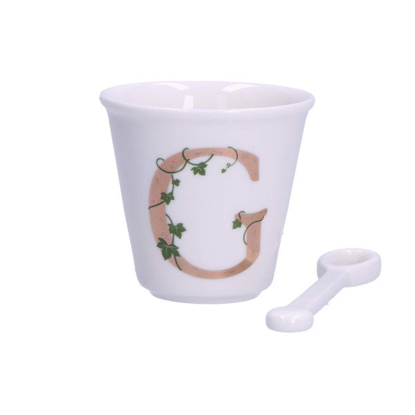 Filiżanka z łyżeczką La Porcellana Bianca UNICO (75 ml)