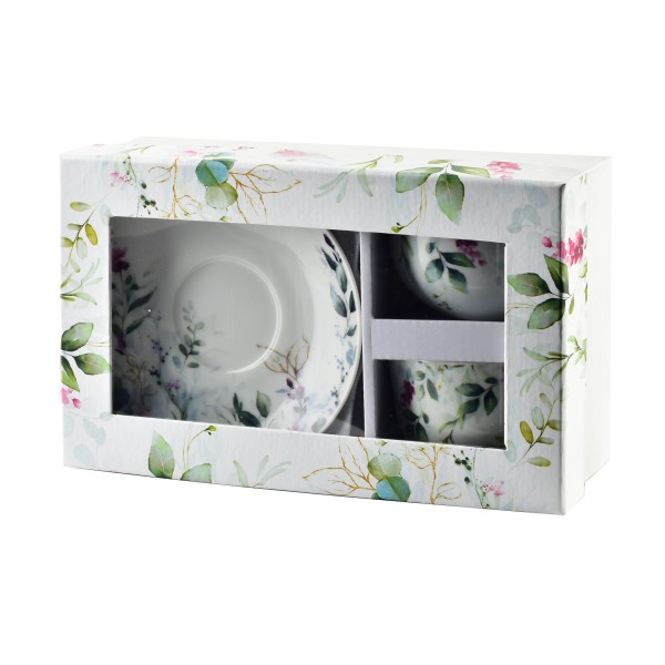 Komplet filiżanek ze spodkiem Affekdesign JOY (2 x 245 ml)