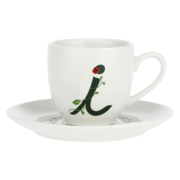 LA PORCELLANA BIANCA SOLOTUA Чашка з блюдцем 90 мл, малюнок I