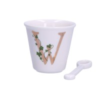 Filiżanka z łyżeczką La Porcellana Bianca UNICO (75 ml)