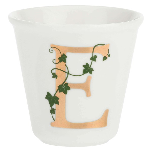 LA PORCELLANA BIANCA UNICO Чашка з ложкою 75 мл, візерунок E