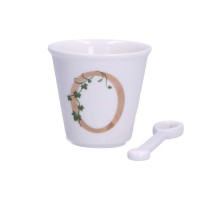 Filiżanka z łyżeczką La Porcellana Bianca UNICO (75 ml)