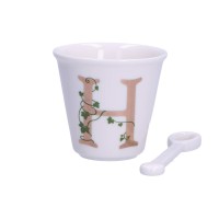 Filiżanka z łyżeczką La Porcellana Bianca UNICO (75 ml)