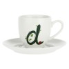 LA PORCELLANA BIANCA SOLOTUA Чашка з блюдцем 90 мл, малюнок D