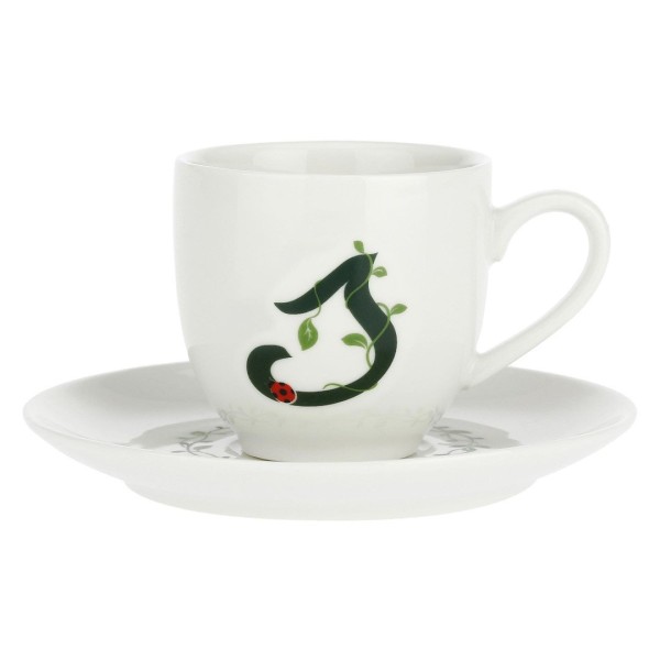 LA PORCELLANA BIANCA SOLOTUA Чашка з блюдцем 90 мл, візерунок S