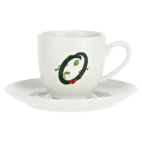 LA PORCELLANA BIANCA SOLOTUA Чашка з блюдцем 90 мл, візерунок O