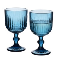 ELISE BLUE Набір із 4 склянок 9x16,4 см