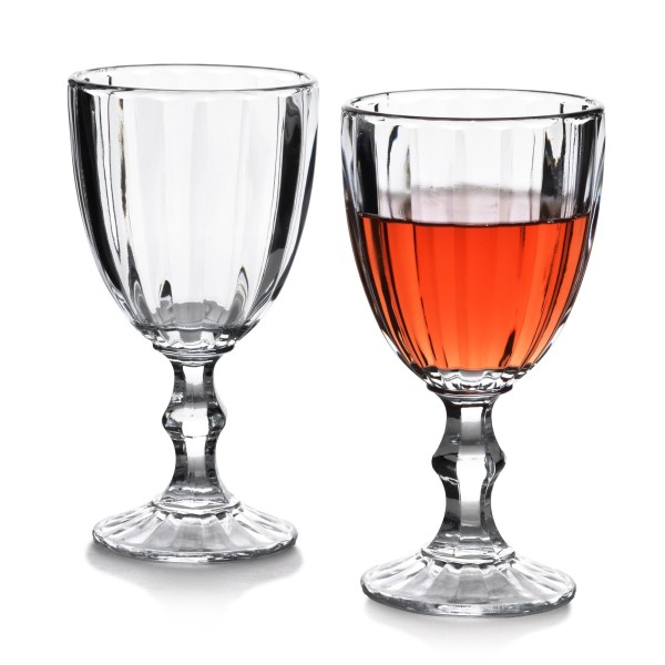 ELISE STRIPES Набір із 4 склянок 300 мл прозорий 9x9x17 см