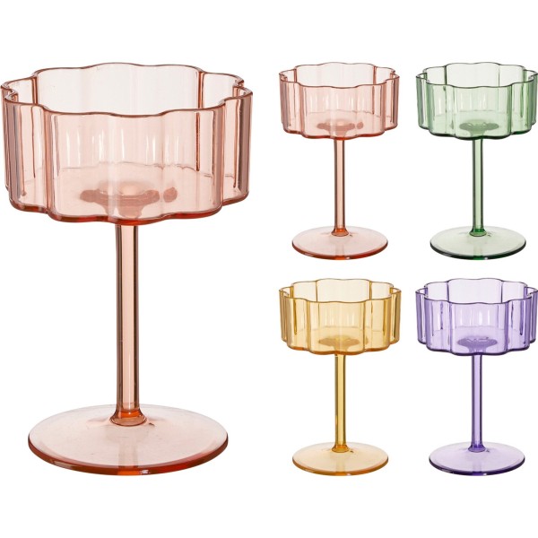 Kieliszek do koktajli z tworzywa AS 230ml 4 kolory do wyboru