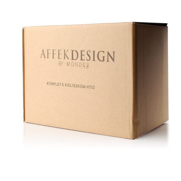 Komplet kieliszków do szampana Affekdesign ELISE BLUE (6 szt., 180 ml)