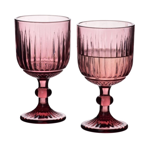 ELISE PURPLE Набір із 4 склянок 350 мл 9x16,4 см