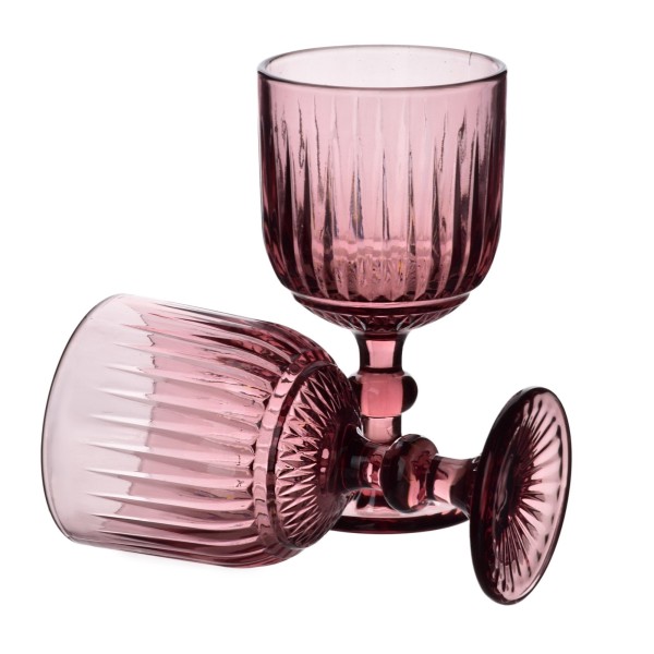 ELISE PURPLE Набір із 4 склянок 350 мл 9x16,4 см