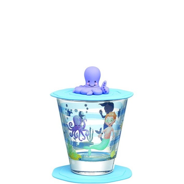 Szklanka z pokrywą i spodkiem Leonardo BAMBINI AVVENTURA (215 ml)