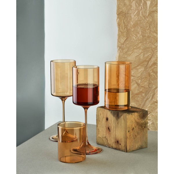 Zestaw 4 szklanek Allesken ROMANE (380 ml, borokrzemowe)