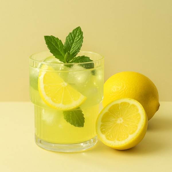 Набір із 4 склянок ELLA STRIPES об'ємом 320 мл, виготовлений з боросилікатного скла, розміром 8x7x9,7 см