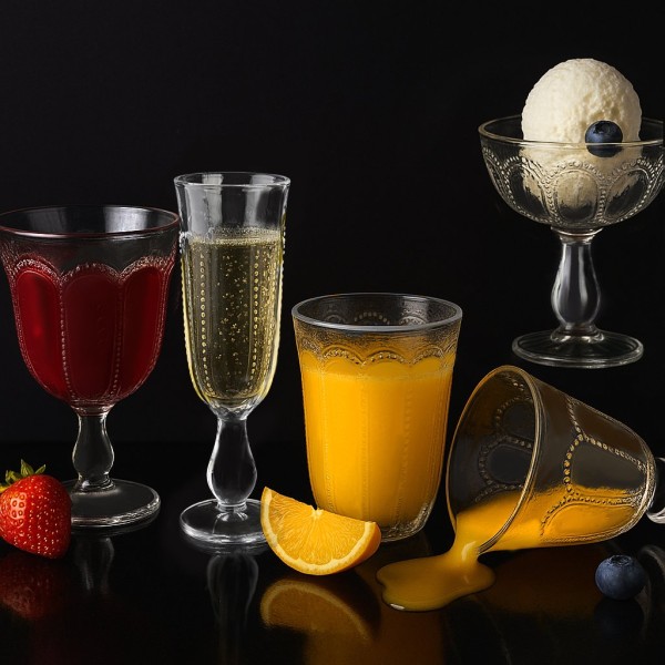 DAPHNE Набір із 4 склянок 450 мл 9,5x5,2x13,9 см