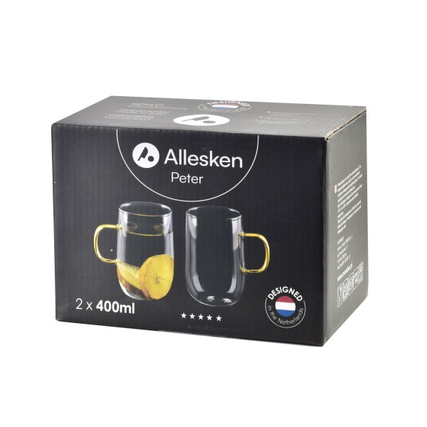 Komplet kubków termicznych Affekdesign PETER (2 szt., 400 ml)