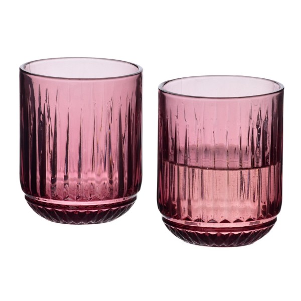 ELISE PURPLE Набір із 4 склянок 260 мл 7,5x9,4 см