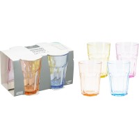 Wysokie szklanki do napojów ze szkła Mondex 360 ml (4 szt.)
