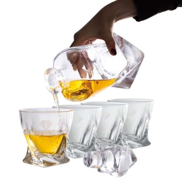 Набір для віскі, графин 750 мл + келихи, FashionTV FTV-0138