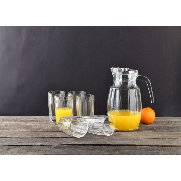 Набір SOFIA з глечика та 6 склянок 2 л, 6 x 310 мл