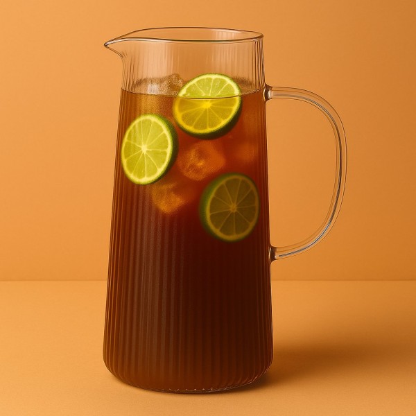 СУЧАСНА КУХНЯ Глечик з боросилікатного скла 1,3 л 9,5x8x23 см