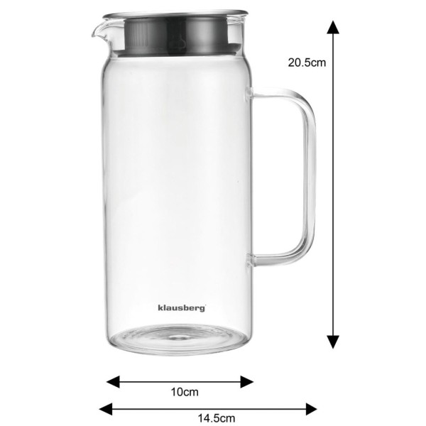 СКЛЯНИЙ ГЛЕЧИК 1.0 Л KLAUSBERG KB-7686