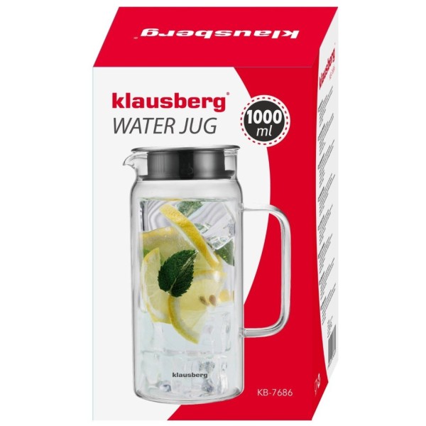СКЛЯНИЙ ГЛЕЧИК 1.0 Л KLAUSBERG KB-7686