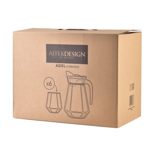 Набір ADEL з глечика та 6 склянок 1,4 л 6 x 330 мл