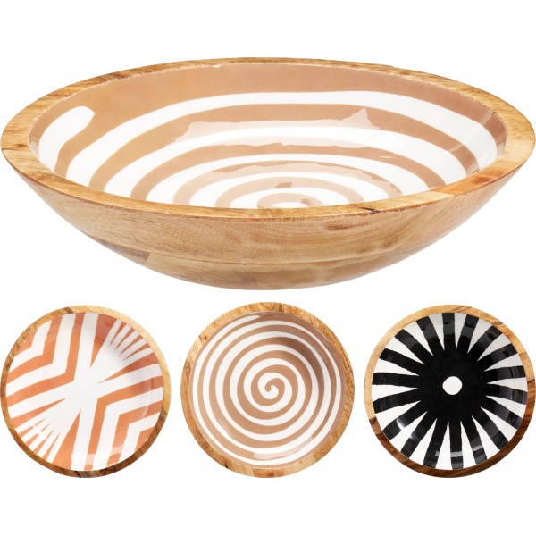 Візерунчаста миска 30 см мікс