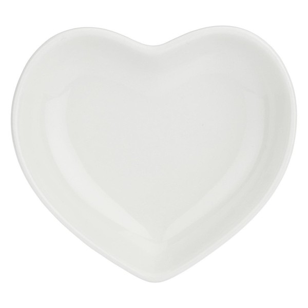 Miska w kształcie serca La Porcellana Bianca CUPIDO (7 cm)