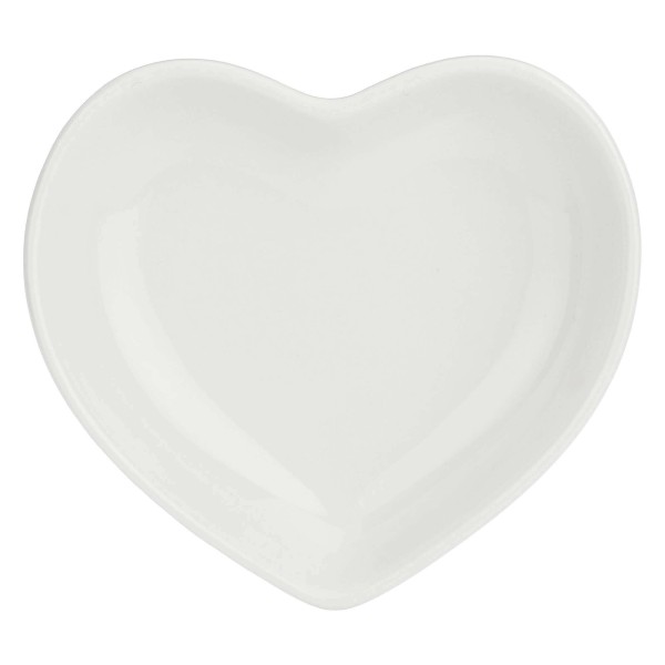 Miska w kształcie serca La Porcellana Bianca CUPIDO (7 cm)