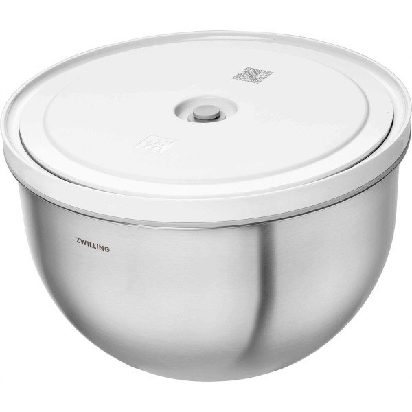 Сталева миска ZWILLING FRESH & SAVE з кришкою 4 л, срібляста